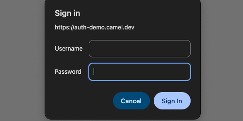 HTTP Basic Auth